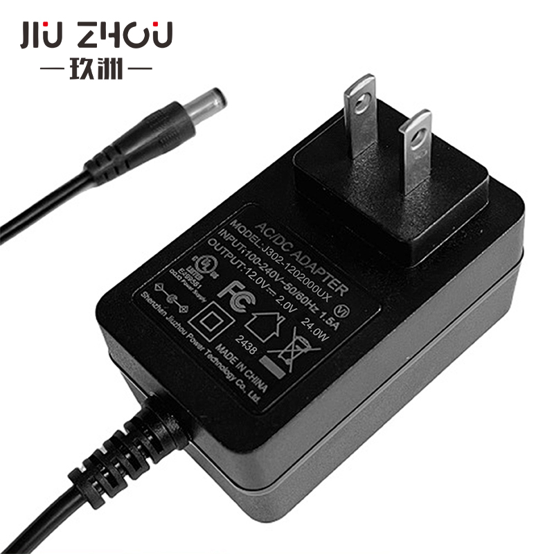 12v3a插墙式电源适配器36W电源适配器厂家jiuzhou power厂家